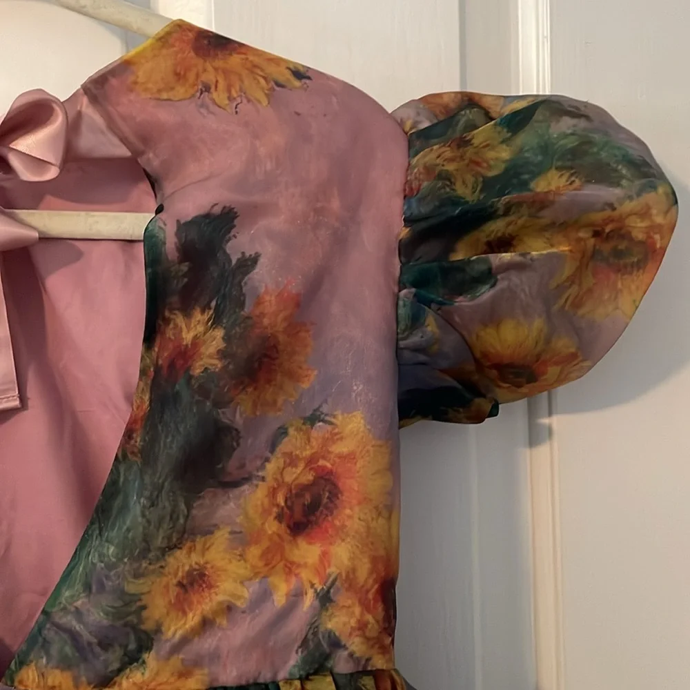 Selkie Monet Sunflower Dreamgirl Dress - Picture 7 of 13